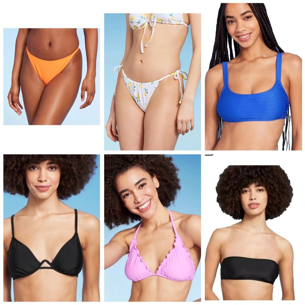 New XS Wild Fable Bikini Swimwear Bundle